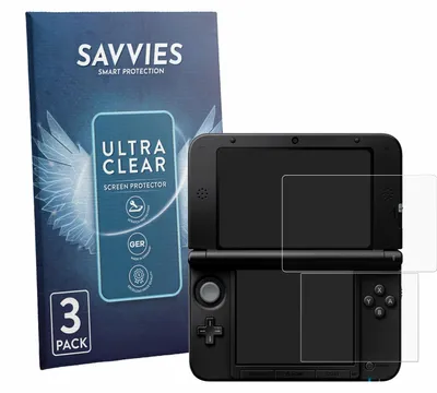 Produktbild von 6x Für Nintendo 3DS XL SPM7800 Schutzfolie Savvies Displayschutz Display Schutz Folie Klar Transparent
