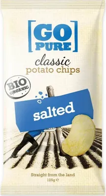 Zdjęcie produktu dla Chipsy ziemniaczane klasyczne - solone 125g