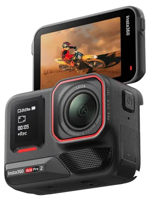 Produktbild von Insta360 Ace Pro 2, 8K Ultra HD, 50 MP, 240 fps, WLAN, Bluetooth, 1800 mAh