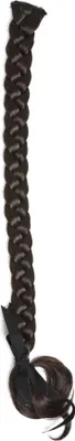 Produktbild von WIG ME UP Geflochtener Zopf Flechtzopf mit Clip lang Braun Mittelbraun SA101-6