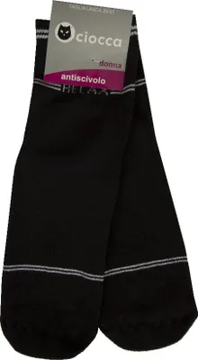 Zdjęcie produktu dla Skarpety krótkie, antypoślizgowe, lekkie, letnie, unisex CIOCCA, model TD10, rozmiar uniwersalny – obwód stopy 36–41 cm, 86% bawełna, 13% poliamid, 1% Elasthan