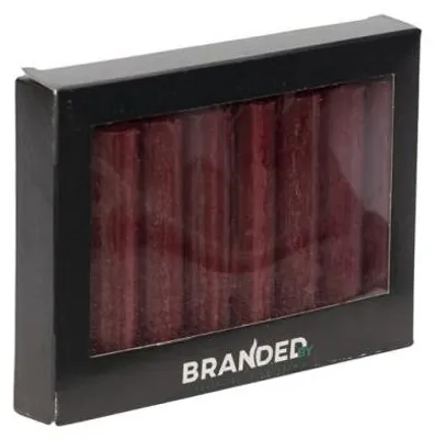 Immagine prodotto di Candela decorativa, marca Stabkerze, diametro 2,1 cm, altezza 12 cm - Colore: rosso