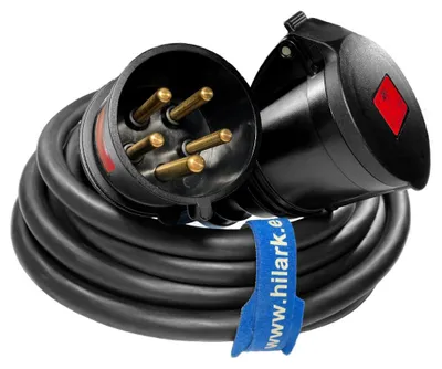 Produktbild von CEE Starkstrom-Verlängerungskabel Gummi H07RN-F 5x6mm IP44 32A 45m