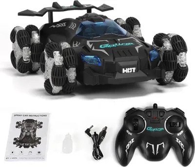 Produktbild von Fernbedienung Spray Racing Car Electric Stunt Drift Kids Spielzeug schwarz