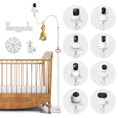 Produktbild von Elzusha – Universelle Babyphonehalterung, flexible Höhenverstellung, 55-175 cm