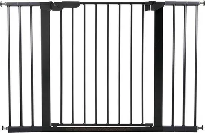 Produktbild von Sicherheitsgitter, Verstellbar, Metall, Schwarz, Für Babys und Haustiere