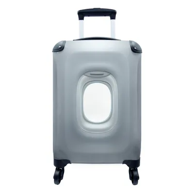 Produktbild von MuchoWow® Koffer Handgepäck Trolley Rollkoffer Kleine Reisekoffer mit 4 Rollen - Fenster des Flugzeugs - Cabin Size < 55x40x23 cm & 55x40x20 cm - Fotokoffer - Kabinenkoffer - Boardgepäck - Reise-Box - Reisekoffer - Reisegepäck - Koffer mit Bild - Trolley für Kinder