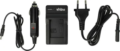 Produktbild von vhbw Ladegerät kompatibel mit Samsung DV180F, ES70, ES65, ES78, ES75, ES74, ES73, DV150, ES71, DV150F Kamera - Ladeschale, Kfz-Adapter Ladeanzeige