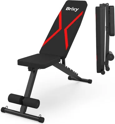 Imagen del producto de Banco de pesas para fitness – Banco de ejercicios – hasta 300 kg – Banco para press de banca – Banco de entrenamiento – ajustable – plegable –