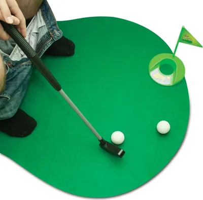 Produktbild von Toilettengolf-Set mit längenverstellbarem Golfschläger und Ziel Hole mit Fahne