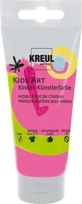 Zdjęcie produktu dla KREUL 43320 KREUL Kids Art farba artystyczna dla dzieci, 75 ml, neonowy róż