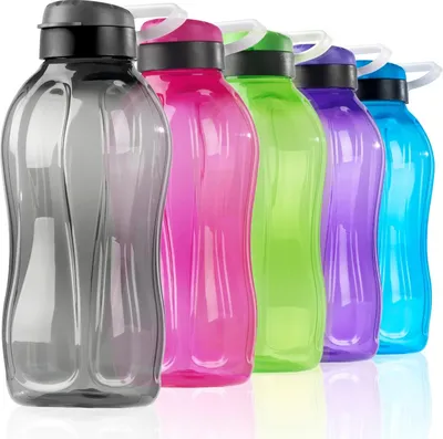 Produktbild von Stilvolle und praktische 1,5 Liter wiederverwendbare Wasserflasche mit tragbarem Design für den täglichen Gebrauch