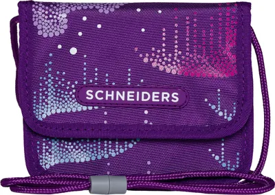 Immagine prodotto di Schneiders borsello da collo portafoglio Neck Pouch Wavy Dots porpora