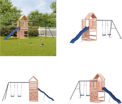 Produktbild von vidaXL Spielturm Massivholz Douglasie - Spielplatz - Spielplätze - Garten Spielplatz - Outdoor Spielplatz