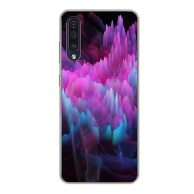 Produktbild von MuchoWow® Handyhülle Schutzhülle Hülle für Samsung Galaxy A50 Rauch - Farbe - Abstrakt Silikon Softcase Handy Hülle - Mobiltelefonhülle
