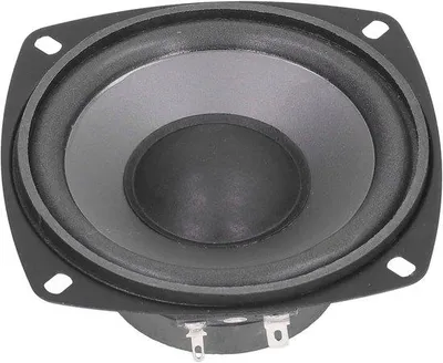 Image de Haut-parleur pour voiture - Haut-parleur de graves profonds - Subwoofer de voiture - Sortie à deux canaux - 13 cm - Noir
