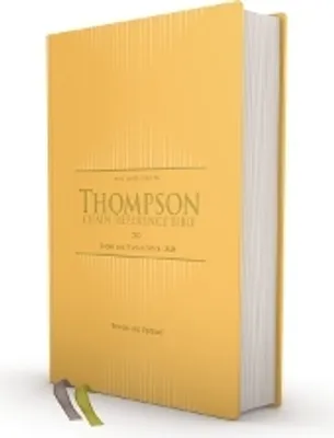 Immagine prodotto di KJV, Thompson Chain-Reference Bible, Hardcover, Yellow Gold, Red Letter, Comfort Print