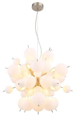 Image de Globo Lighting Lampe à suspendre métal nickel mat, 6x E14