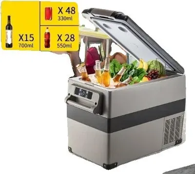Produktbild von Auto-Kühlschrank, tragbarer Kompressor, effiziente Kühlung, 45L