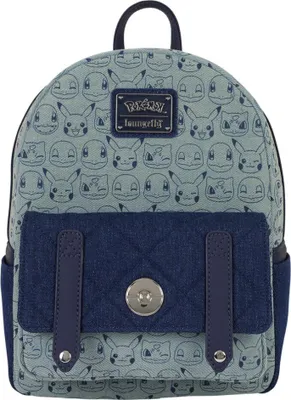 Obrázek produktu pro Pokemon by Loungefly Mini batoh Faux Denim