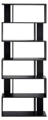 Produktbild von Bücherregal Standregal Modern Holz 6 Ablagen Wohnzimmer - 190 x 60 x 24 cm (H x B x T)