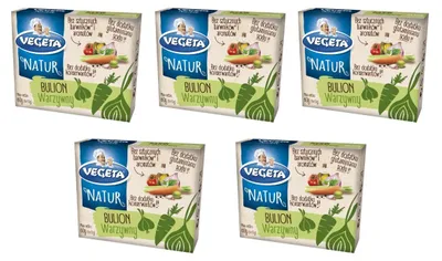 Produktbild von Vegeta Natur Gemüsebrühe 5x 60g - 30 brühwürfel - Gemüse Brühe Würfel natürlich