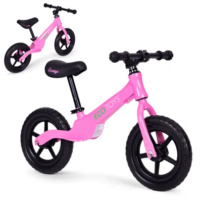 Immagine prodotto di Bicicletta da corsa per bambini ruote EVA ECOTOYS rosa