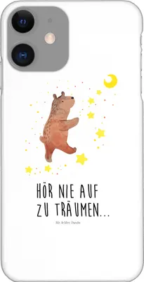Produktbild von Mr. & Mrs. Panda Iphone 11 Handyhülle Bär Träume - Weiß - Geschenk, Traumdeutung, Hülle, Teddybär, Cover, Handy Schutzhülle, XS, Träumen, Traum