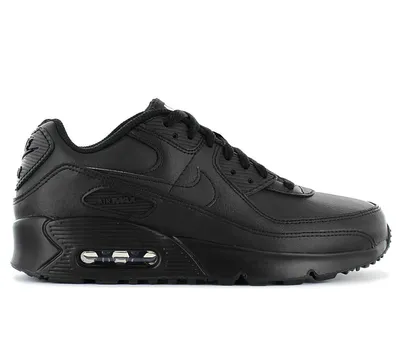 Produktbild von Nike Air Max 90 Leather - Damen Schuhe All-Black CD6864-001 , Größe: EU 38