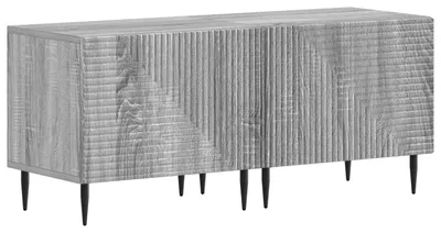 Image de vidaXL : Meuble TV Sonoma, gris, en panneaux de particules