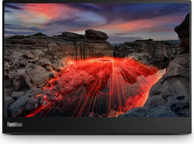 Produktbild von Lenovo ThinkVision M14t Gen 2 Portabler Touchscreen-Monitor 14 Zoll 2.2K
