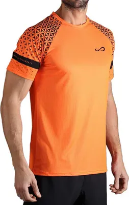 Image de T-shirt à manches courtes Endless Feisty Geo, orange, taille L, homme, orange, taille L
