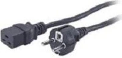 Produktbild von Juniper C19 - CEE 7/7, Power plug type E+F, C19 coupler, Männlich/weiblich, 250V, 50 Hz, 16A