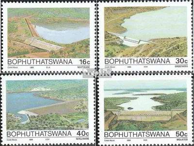 Produktbild von Briefmarken Bophuthatswana 1988 Mi 210-213 (kompl.Ausg.) FDC Staudämme