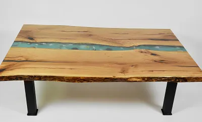 Produktbild von Beistelltisch Couchtisch Epoxy Möbel Designer Tisch Epoxidharz Tische 120x70cm