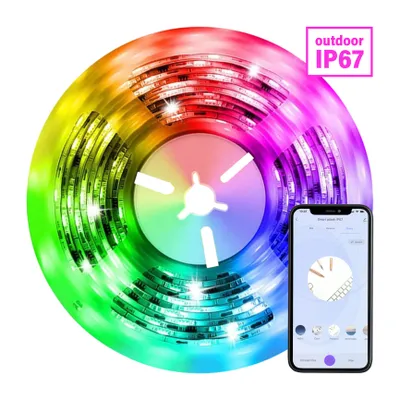 Obrázok produktu pre Immax NEO Smart pásik LED 5m, RGB, CCT farebný, stmievateľný, wifi, IP67