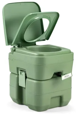 Productafbeelding van Kampertoilett - Draagbaar toilet - 20 liter - Compact - Lichtgewicht - Gemakkelijk schoon te maken