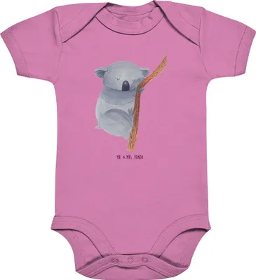 Produktbild von Mr. & Mrs. Panda babykleidung body Koalabär 1. - 3. Monat - Bubble Gum Pink - Geschenk, Koala, Träumen, Babystrampler, Strampler Baby, Lustige Sprüche, overall, Bär