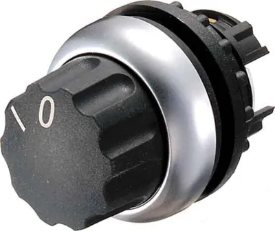 Produktbild von Eaton 216855 - Drehschalter - Kunststoff - Schwarz - Silber - IP66 - 29,7 mm - 42,7 mm