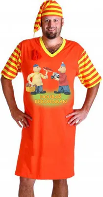 Obrázok produktu pre Nočná košeľa Pat a Mat - Hubár rekordman 3XL
