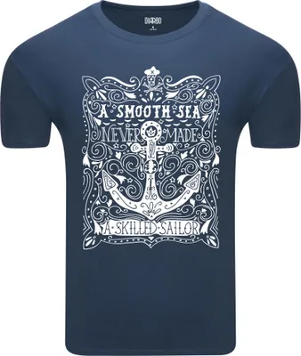 Obrázek produktu pro Diarbo Pánské tričko s potiskem Calm Sea Blue Velikost L