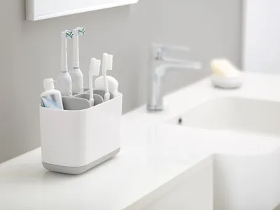 Obrázok produktu pre Joseph Joseph 70510, držiak na zubnú kefku, Šedá, Sink, Tabuľka, okno, 171 mm, 86 mm, 128 mm