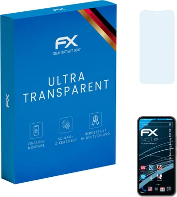 Produktbild von atFoliX FX-Clear 3x Schutzfolie kompatibel mit Samsung Galaxy A54 5G Displayschutzfolie