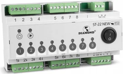 Obrázek produktu pro 8Zónová Kabelová Řídicí Deska St-22.New