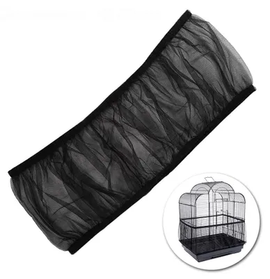 Produktbild von Universelle Vogelkäfigabdeckung, Samenfänger, Nylon-Netz-Papageienkäfigrock (Vogelkäfig nicht enthalten)