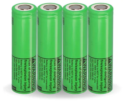Produktbild von 4x LG INR18650-MJ1 3,7V 3500mAh 10A unprotected flat Top