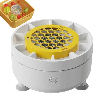 Produktbild von Obst- und Gemüsereiniger elektrisch, kabelloser Lebensmittelreiniger mit Titan-Elektroden, IPX7 wasserdicht, 1800mAh Akku