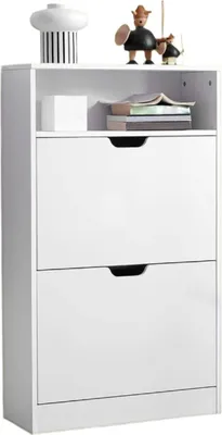 Obrázek produktu pro Skříňka na boty s dvířky – botník – snadná montáž – 60 x 24 x 102 cm