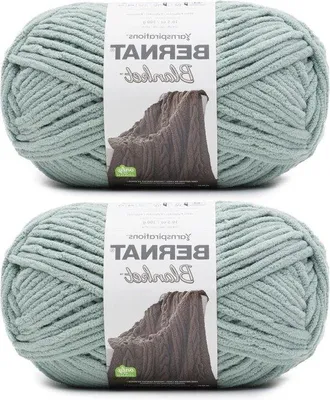 Produktbild von Grüner Superbulky Polyester Garn 300g 2er Pack