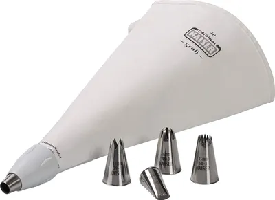 Produktbild von Original Kaiser La Forme Plus Spritzbeutel Set 7-teilig wiederverwendbarer Water